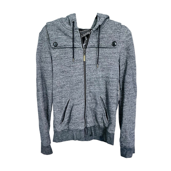 L.A.M.B. Gwen Stefani Vintage Y2K 2008 Full Zip Gray Hoodie Sweatshirt Size XL - Picture 1 of 6